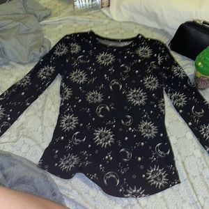 Sun Moon and Stars long sleeve